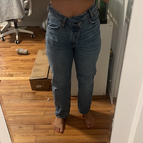 Abercrombie & Fitch The Dad High Rise jeans size 6s - Picture 4 of 4